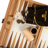 Knitted Leather Backgammon Set