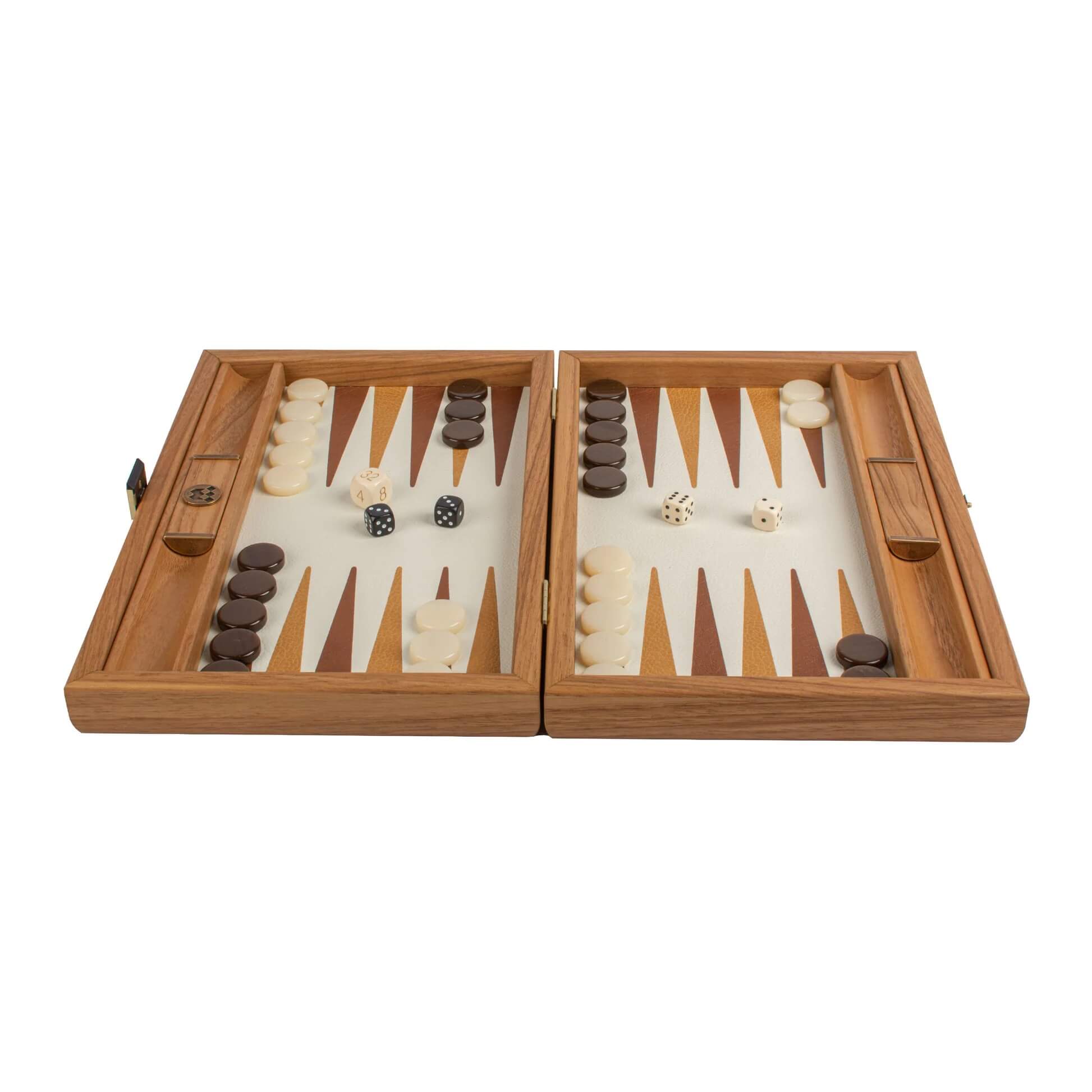 Knitted Leather Backgammon Set