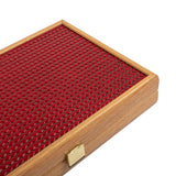 Knitted Leather Backgammon Set