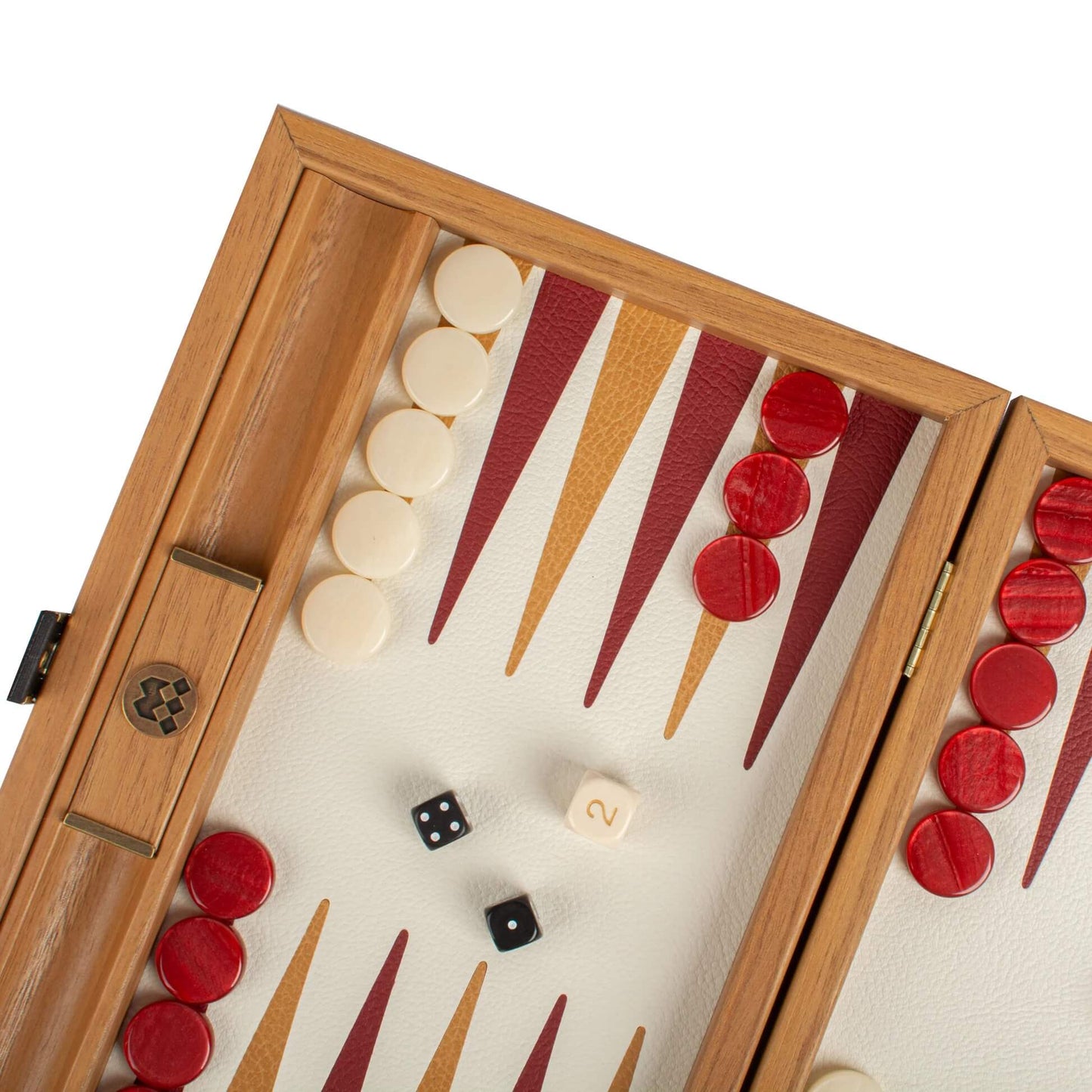 Knitted Leather Backgammon Set