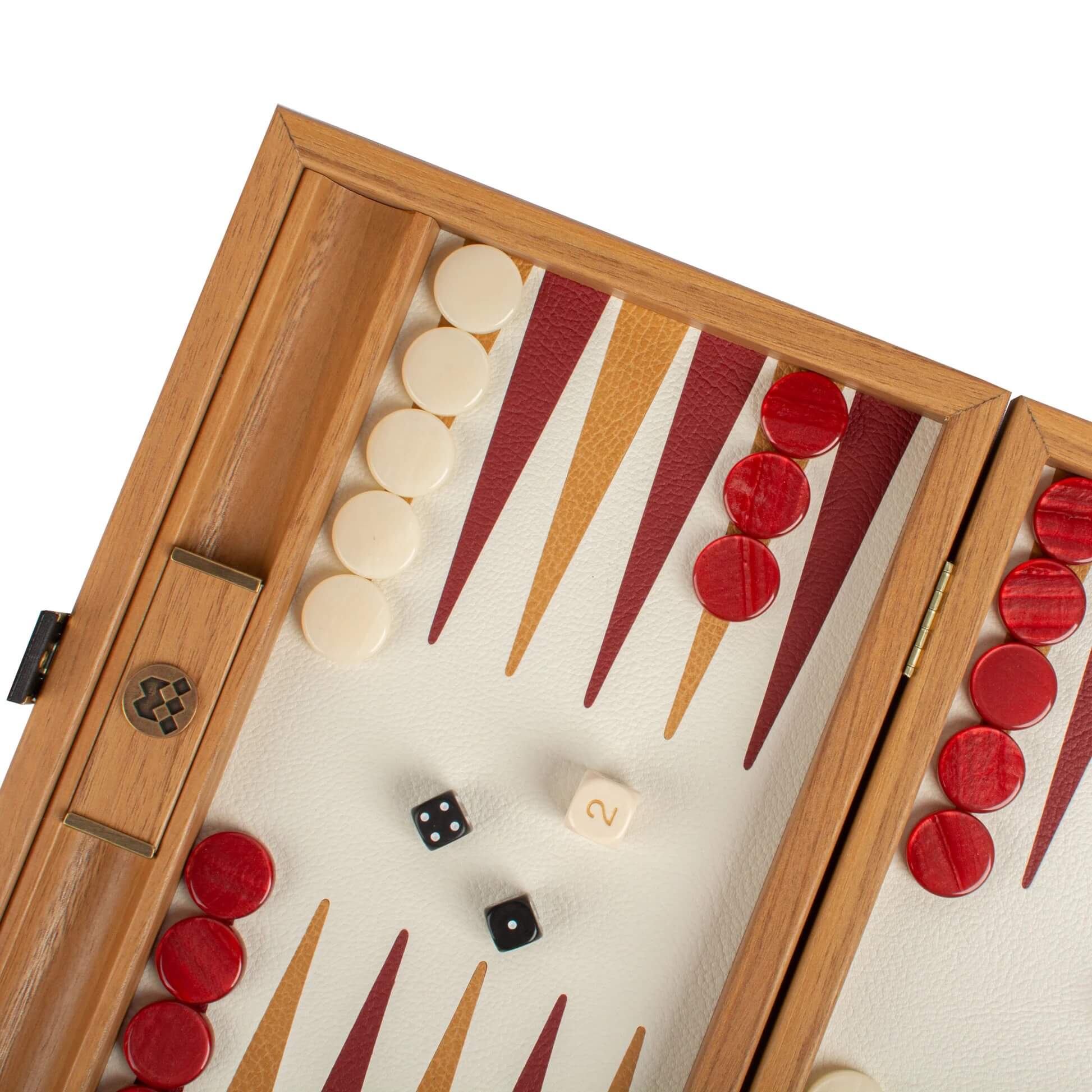 Knitted Leather Backgammon Set