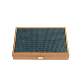 Knitted Leather Backgammon Set