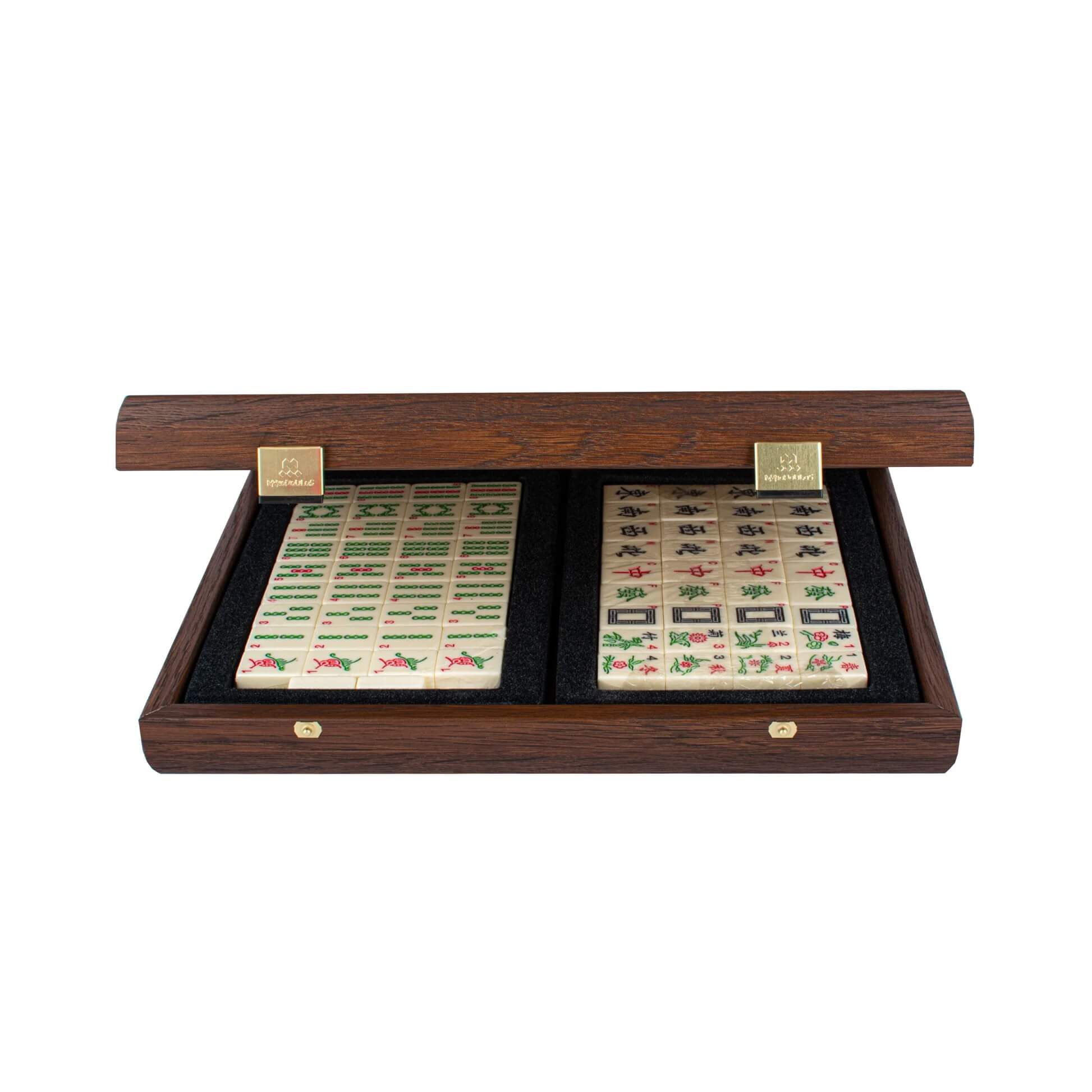 Walnut Mahjong Set