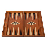 Mahogany Inlaid Backgammon Set