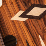 Palisander Crown Cut Backgammon Set