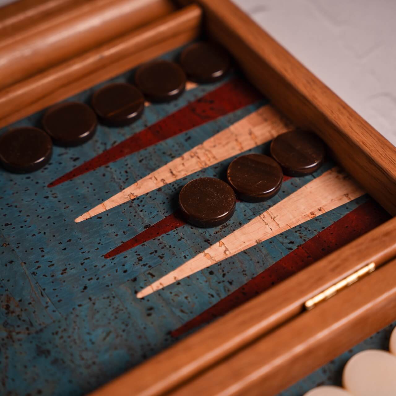Cork Backgammon Set