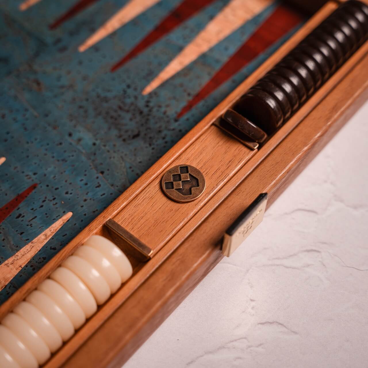 Cork Backgammon Set