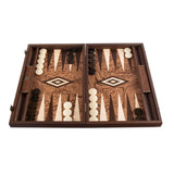 Walnut Burl Backgammon Set