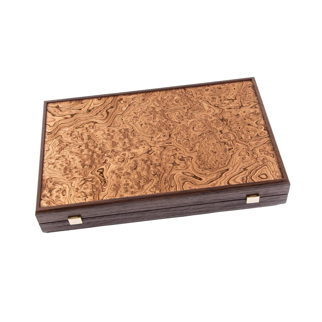 Walnut Burl Backgammon Set