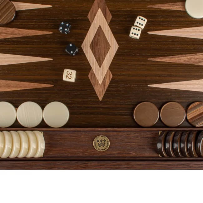Ziricote Bookmatch Backgammon Set