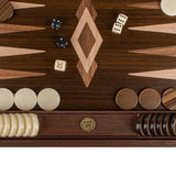 Ziricote Bookmatch Backgammon Set