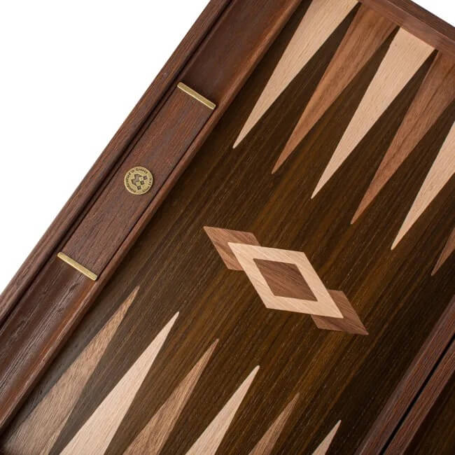 Ziricote Bookmatch Backgammon Set