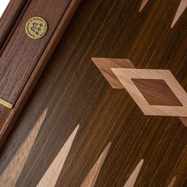 Ziricote Bookmatch Backgammon Set