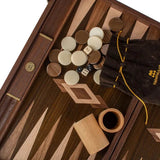 Ziricote Bookmatch Backgammon Set