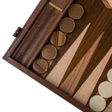 Ziricote Bookmatch Backgammon Set