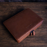 Deluxe Leather Backgammon Case