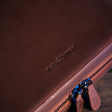 Deluxe Leather Backgammon Case