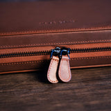 Deluxe Leather Backgammon Case