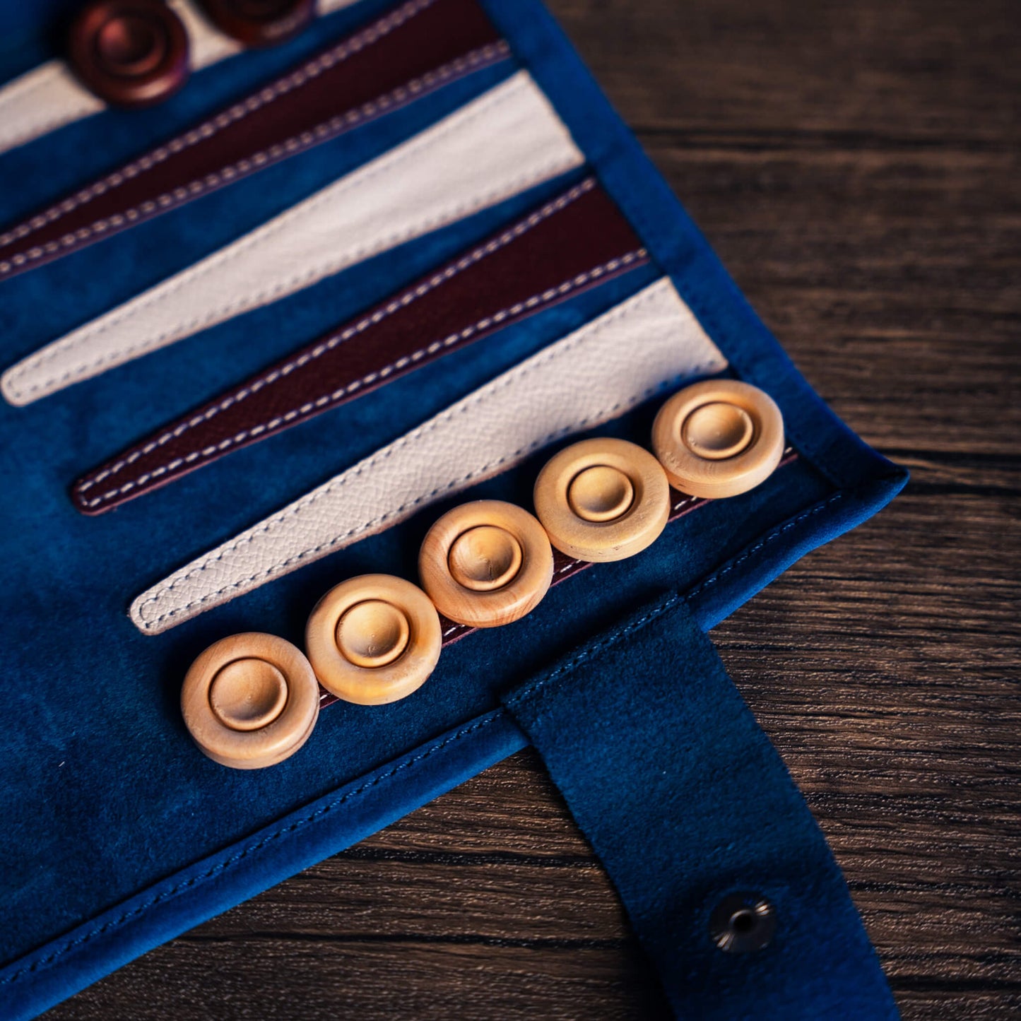 Roll-Up Nubuck Backgammon Set