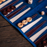Roll-Up Nubuck Backgammon Set