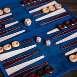 Roll-Up Nubuck Backgammon Set