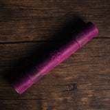 Roll-Up Leather Dice Mat