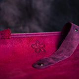 Roll-Up Leather Dice Mat