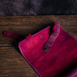 Roll-Up Leather Dice Mat