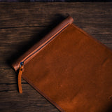 Roll-Up Leather Dice Mat