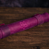 Roll-Up Leather Dice Mat