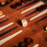 Roll-Up Nubuck Backgammon Set
