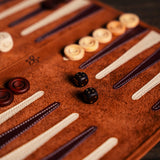 Roll-Up Nubuck Backgammon Set