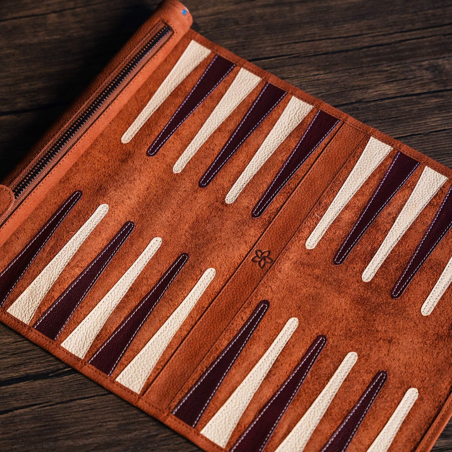 Roll-Up Nubuck Backgammon Set