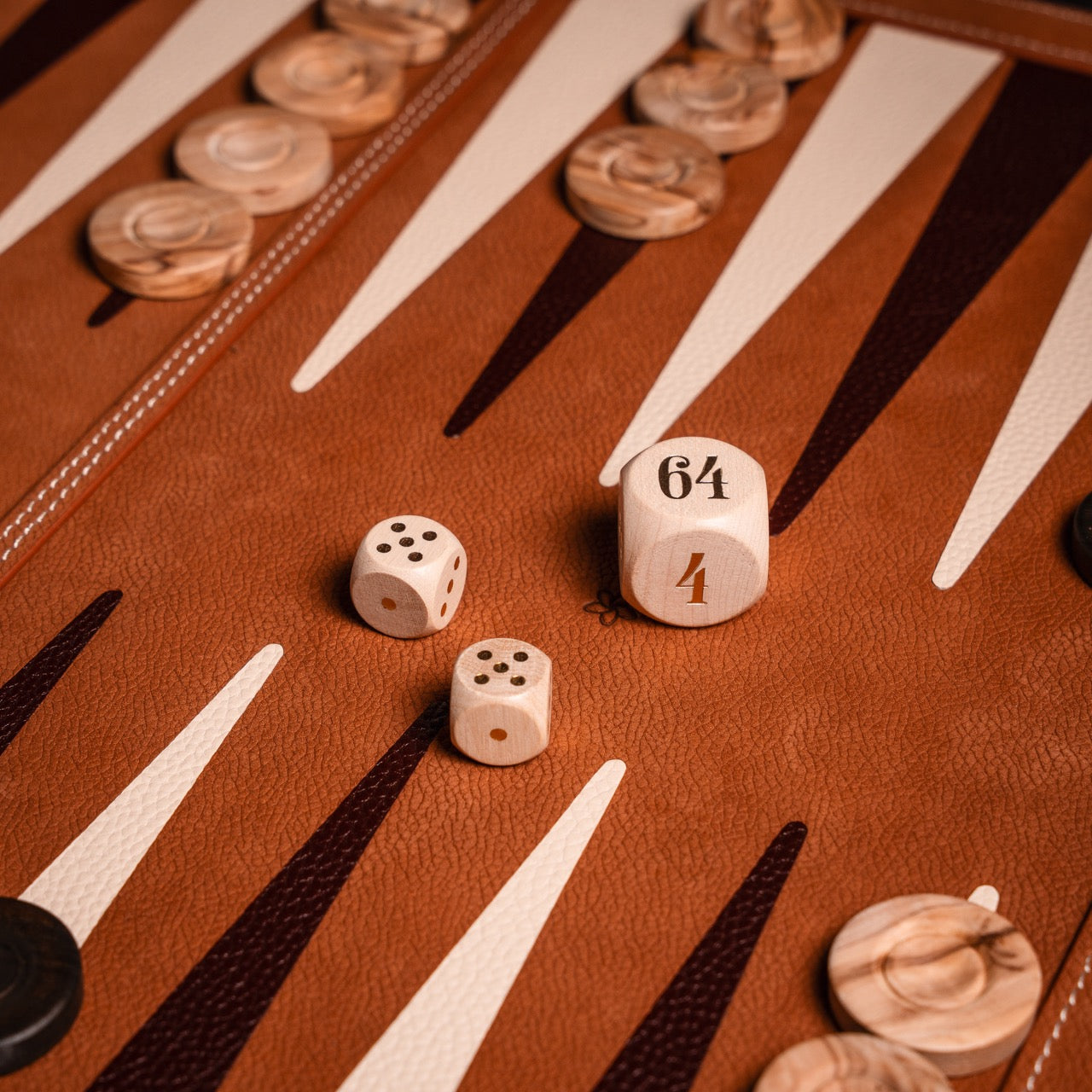 Leather Backgammon Board