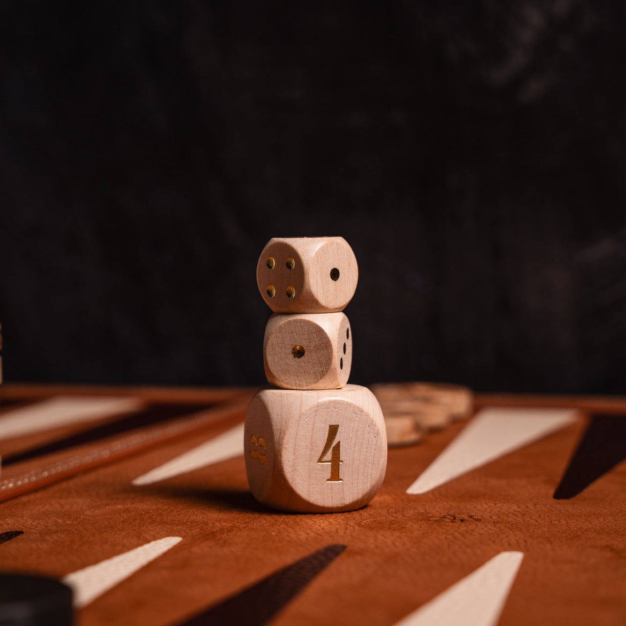 Leather Backgammon Board