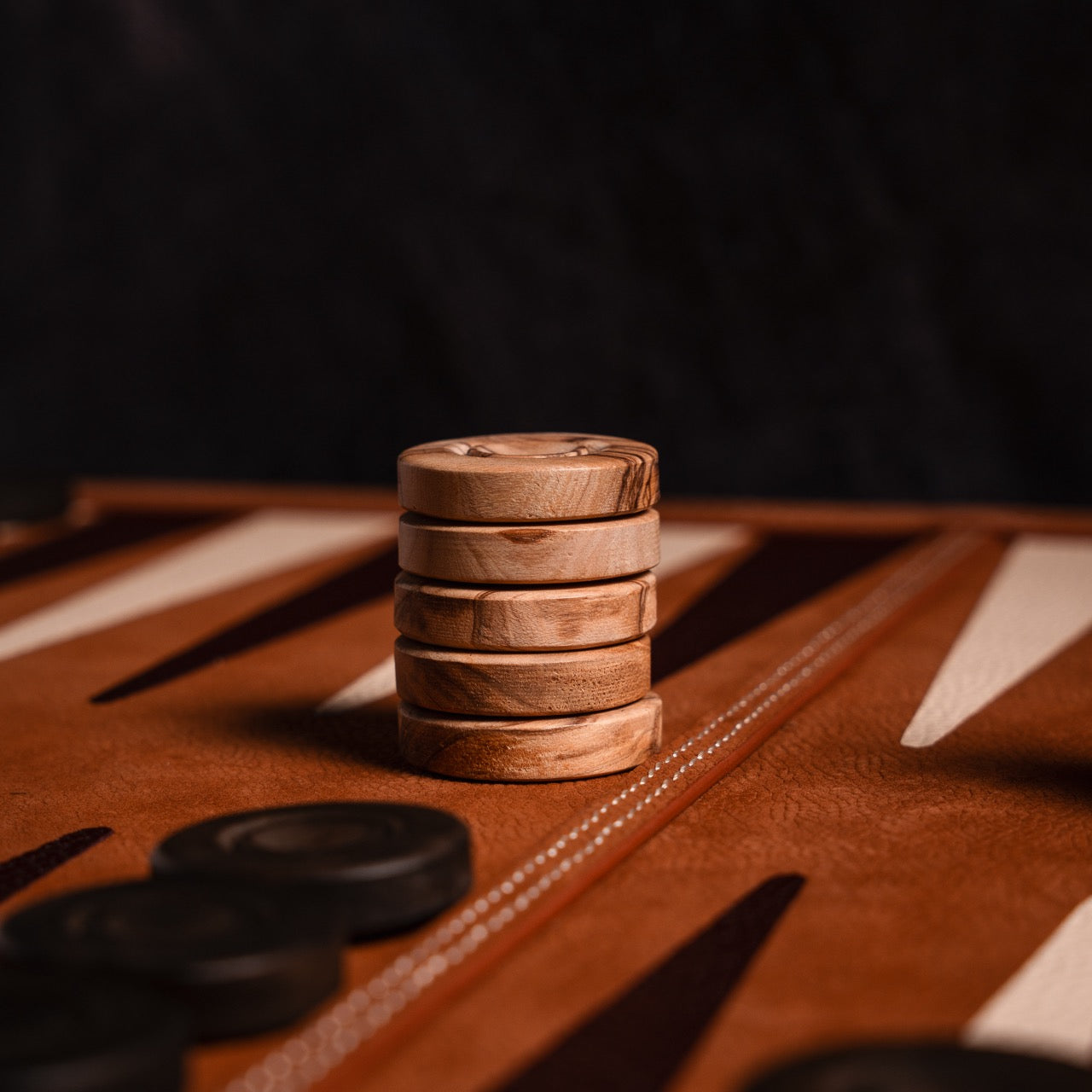 Leather Backgammon Board