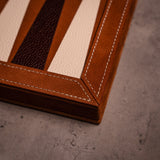 Leather Backgammon Board