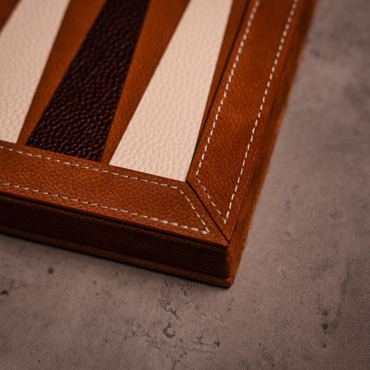 Leather Backgammon Board