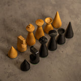 Modern Wood Chess Pieces