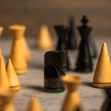 Modern Wood Chess Pieces