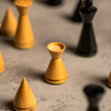 Modern Wood Chess Pieces