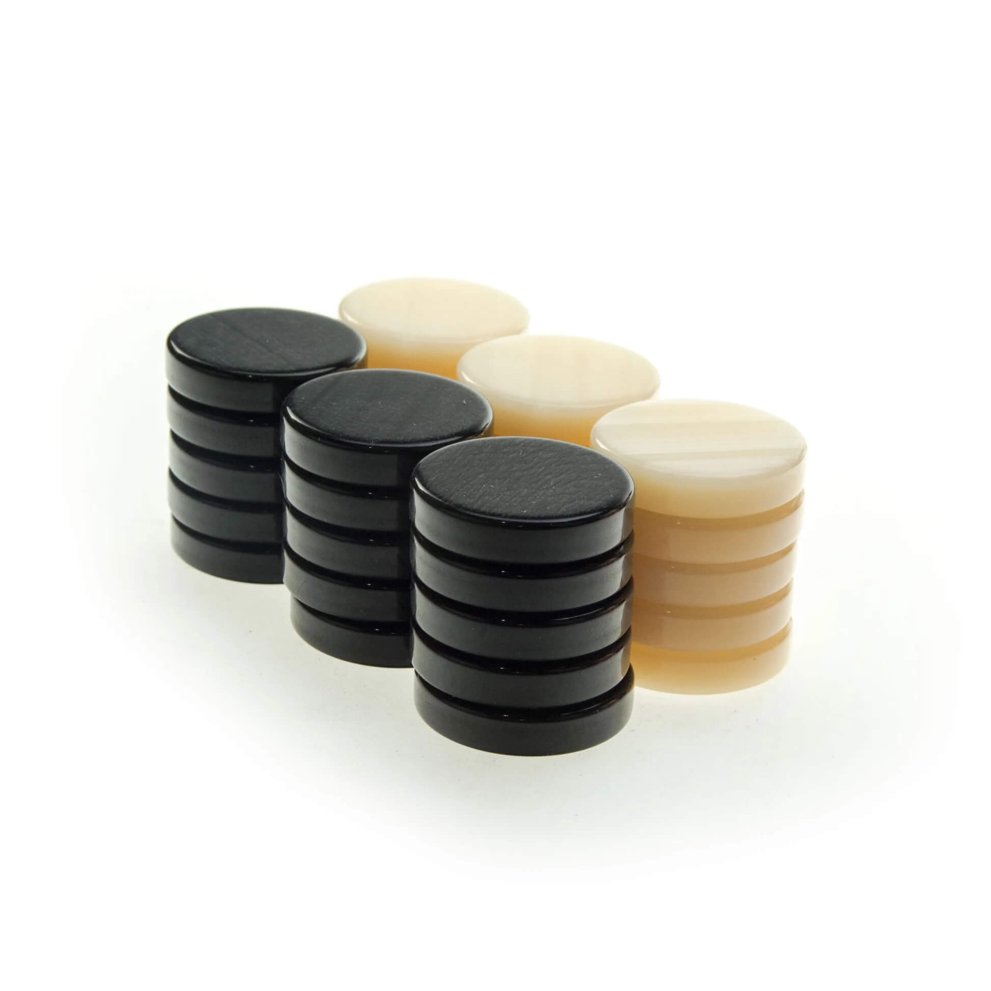 Mother Of Pearl Acrylic Backgammon Stones
