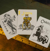 Bicycle Rider Back NEON Playing Cards