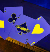 Bicycle Rider Back NEON Playing Cards
