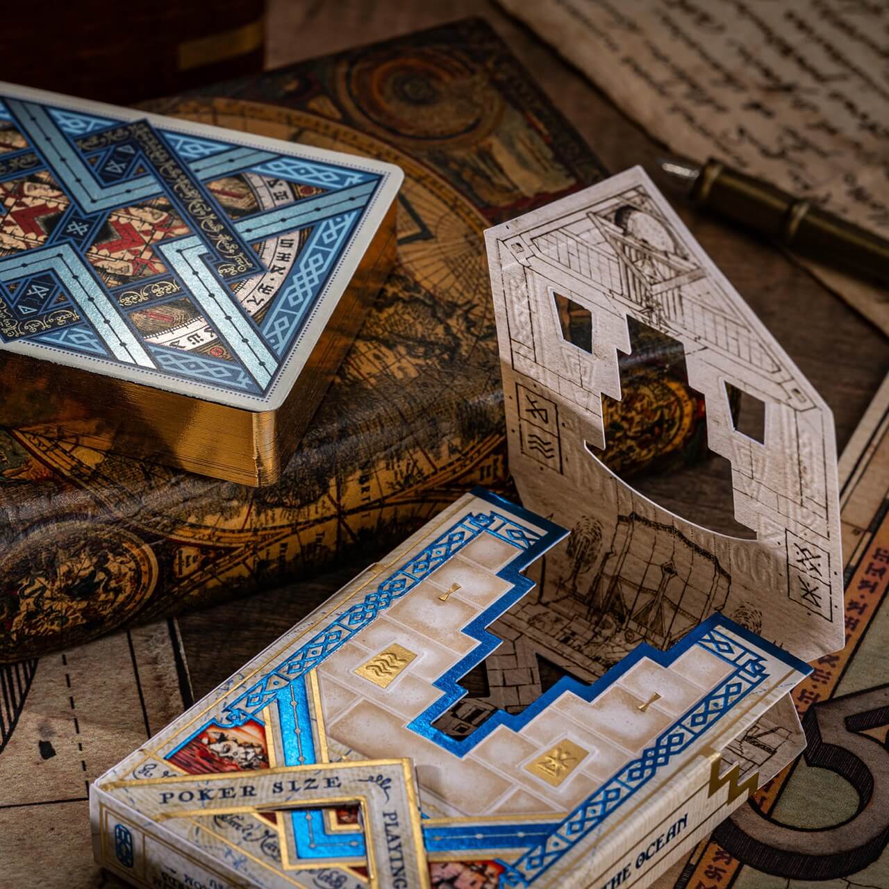 Eye Of The Ocean Playing Cards: Nephilim Gilded