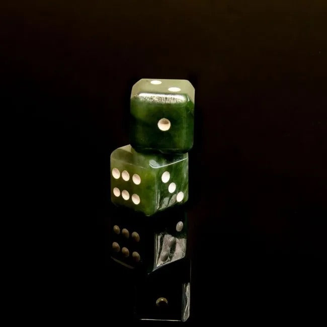 Nephrite Jade Dice
