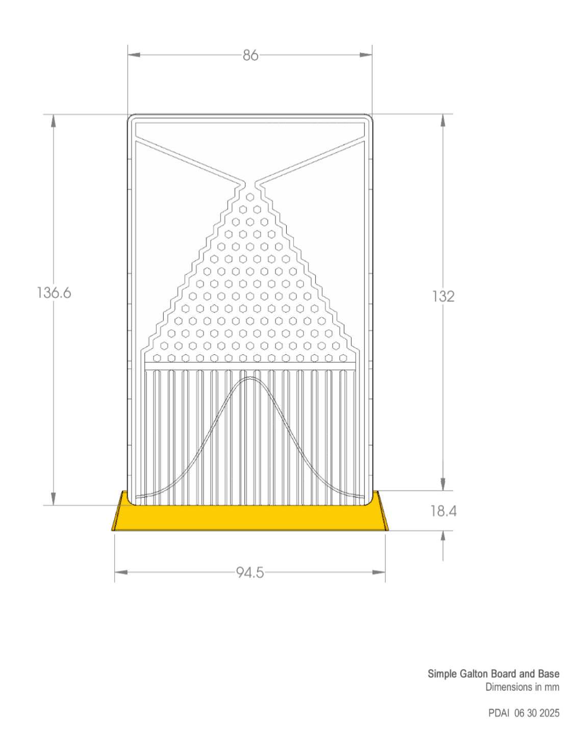Galton Board Probability Demonstrator