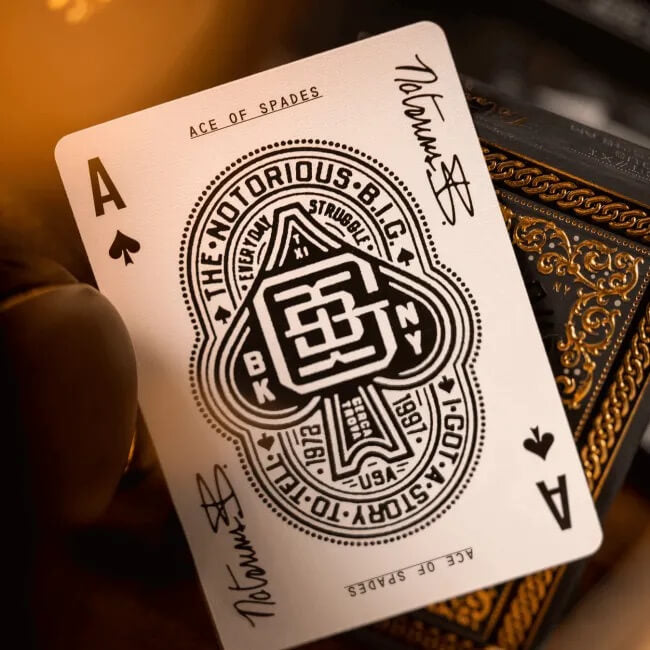 Notorious B.I.G Playing Cards