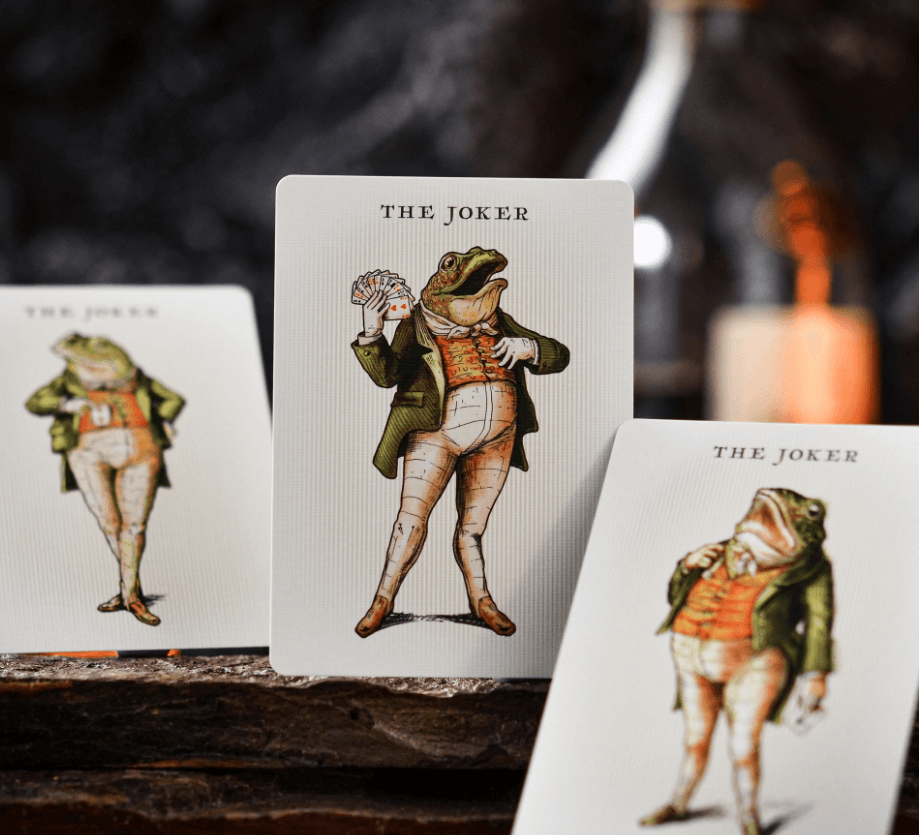 Notorious Gambling Frog Playing Cards