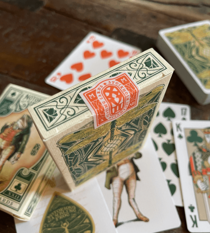 Notorious Gambling Frog Playing Cards